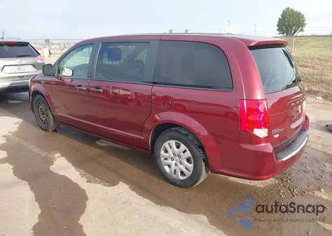 2019 Dodge Grand Caravan Se z USA, uszkodzony, nr VIN 2C4RDGBG3KR740438
